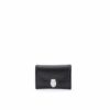 LUMI Petrus Coin Purse, in black, is created using natural vegetable tanned cow leather.