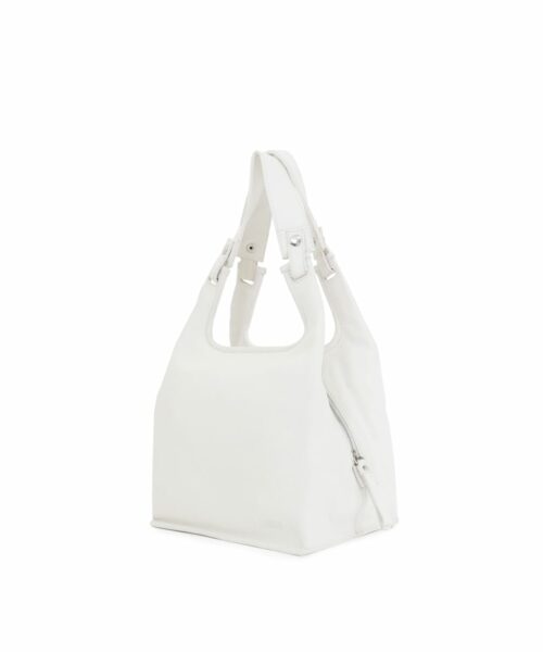LUMI Small Supermarket Bag in Ice White