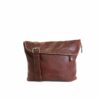 LUMI Theodore Messenger Bag in toffee brown. Theodore is created using vegetable tanned leather, so it is both handsome and ecological.