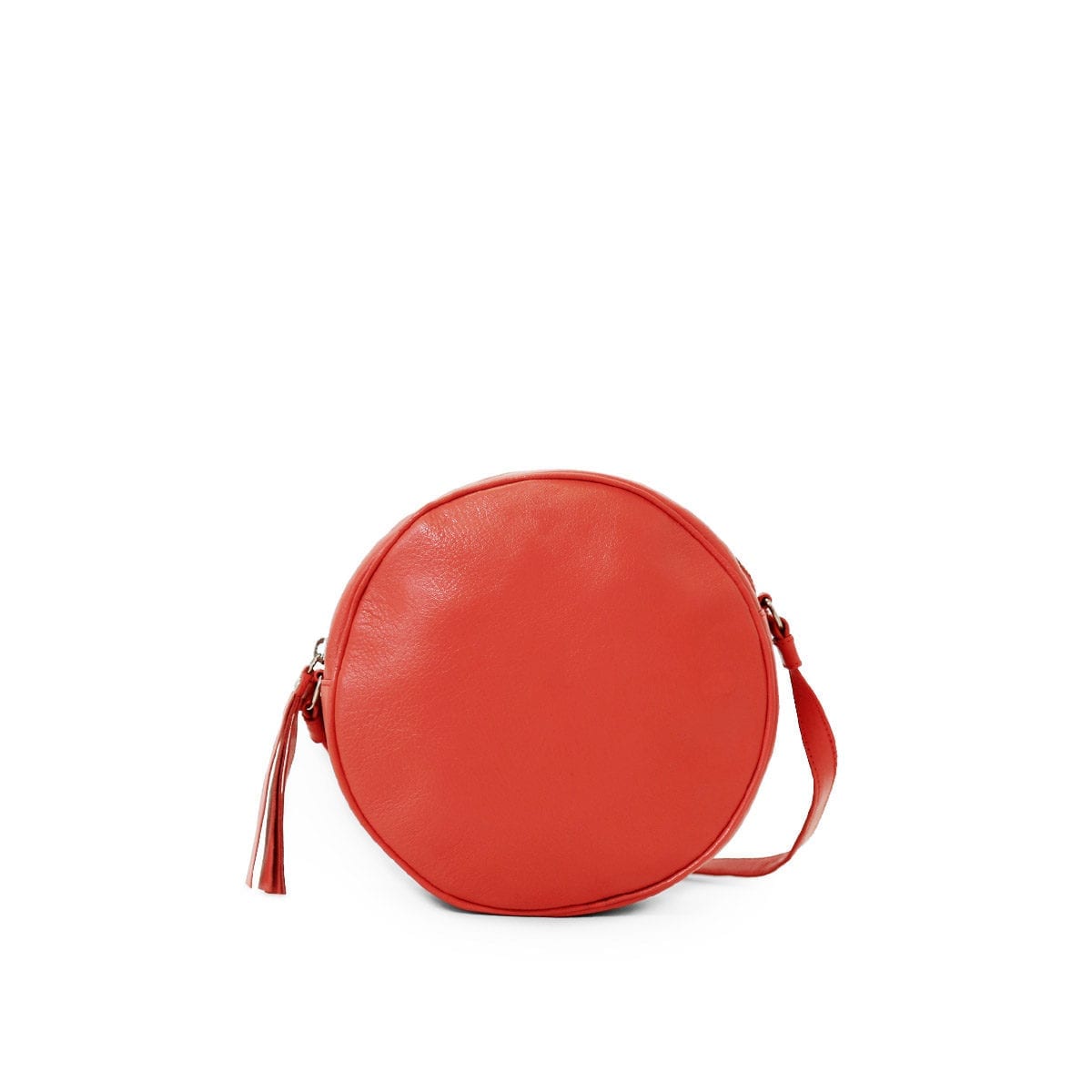 LILA Round Bag in coral red