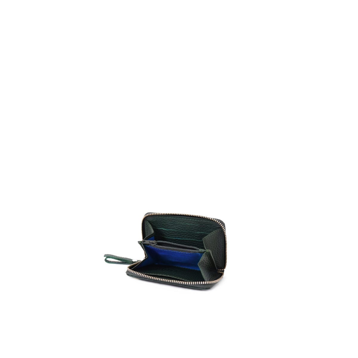LUMI Small Ziparound Wallet in petrol