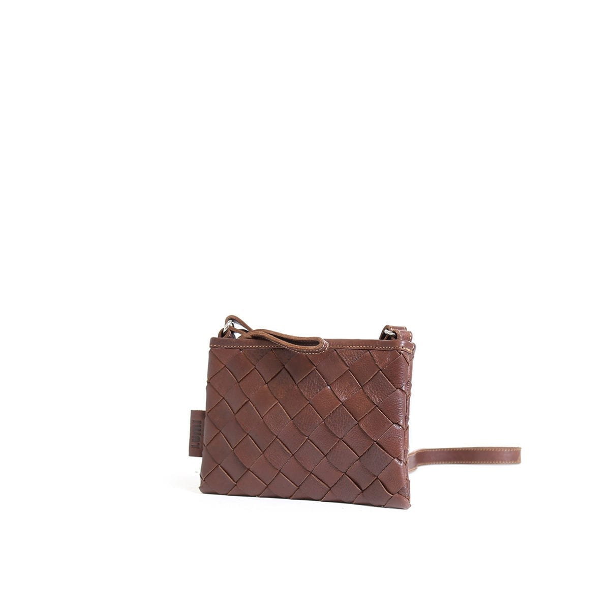 Toarie Woven Clutch Small Brown