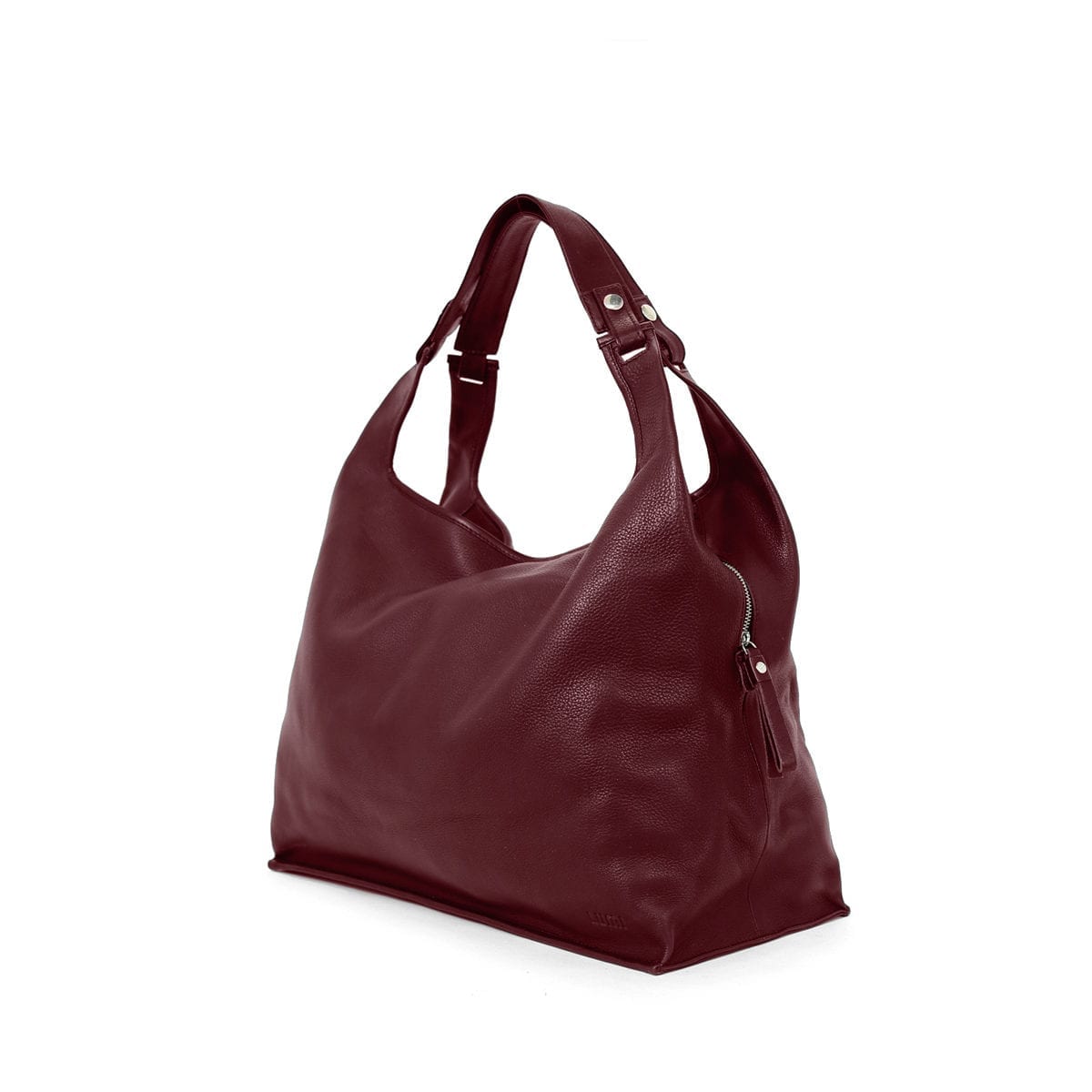 LUMI XXL Supermarket Bag in beautiful Carmin Wine colour.