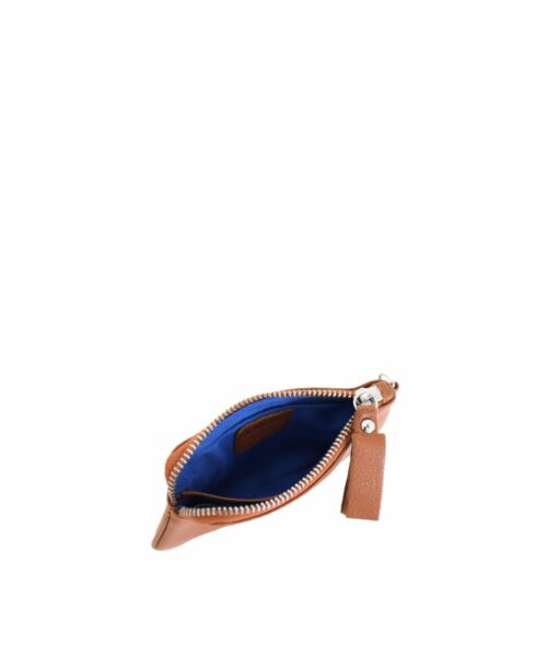 LUMI Anna Wallet in cognac.