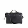 LUMI Hilma Solid Laptop Bag in classic black. This functional and stylish bag ticks all the boxes for a business bag - for men and women. Hilma fits a 13″ laptop and the light padding keeps it safe.