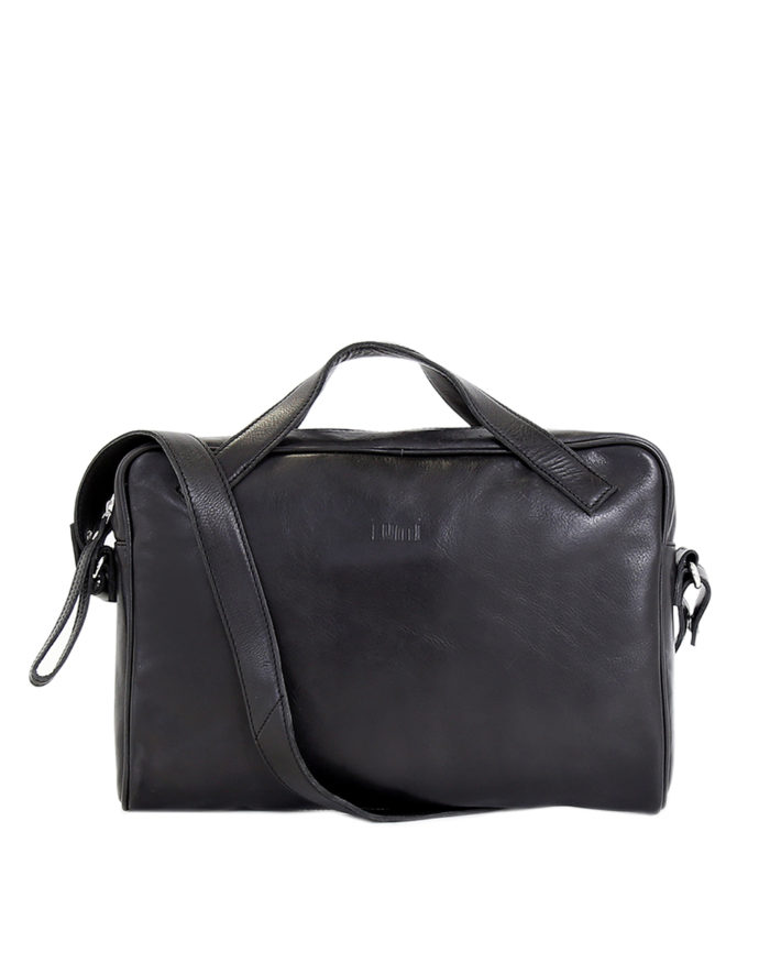 Lumi Accessories The Only Bags You Ever Need Lumi Hilma Solid Laptop Bag In Clic Black This Functional And Stylish Ticks All