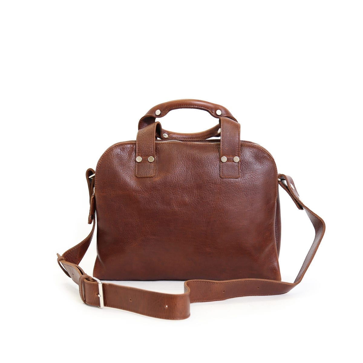 Johan Small Business Bag in toffee.