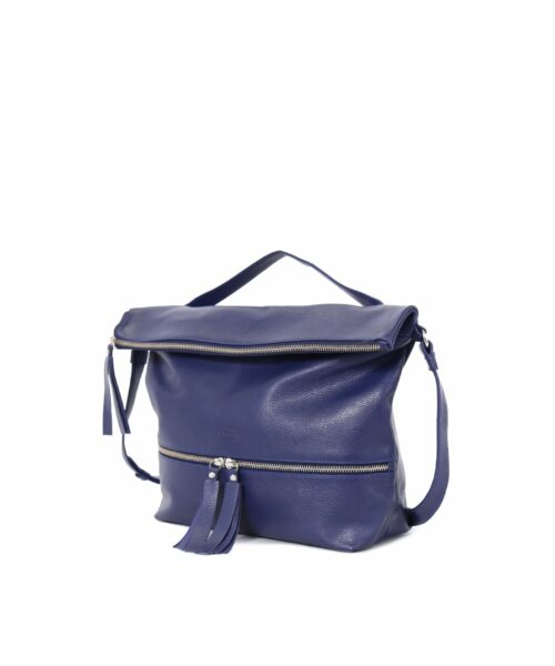 Lyydia Shoulder Bag in ocean blue.