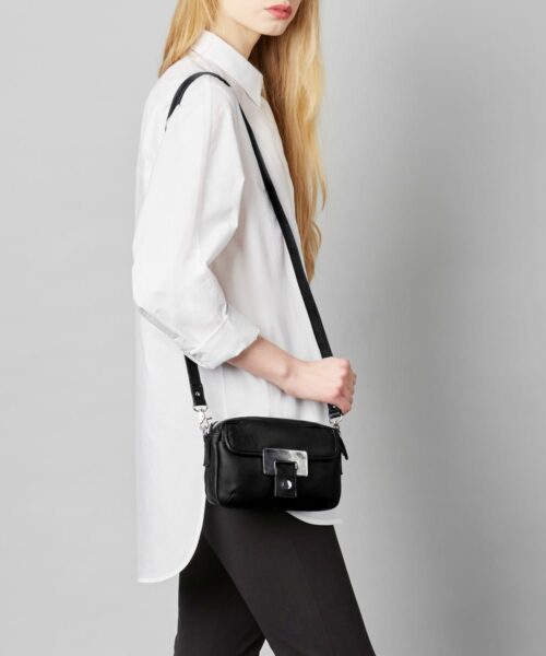 LUMI Othilia Mini Cross Body Bag, in classic black, is a great everyday accessory.