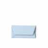 LUMI Talvikki Envelope Wallet in pretty baby blue and baby pink combo. This wallet is perfect for daily use to safe-keep your cards and cash. Or use it as a clutch with your evening wear. The wallet is handmade from lovely and soft sheep napa leather, which makes it beautiful to hold in your hand.