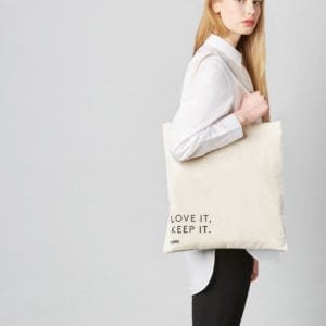 New LUMI signature reusable cotton bag is available now.