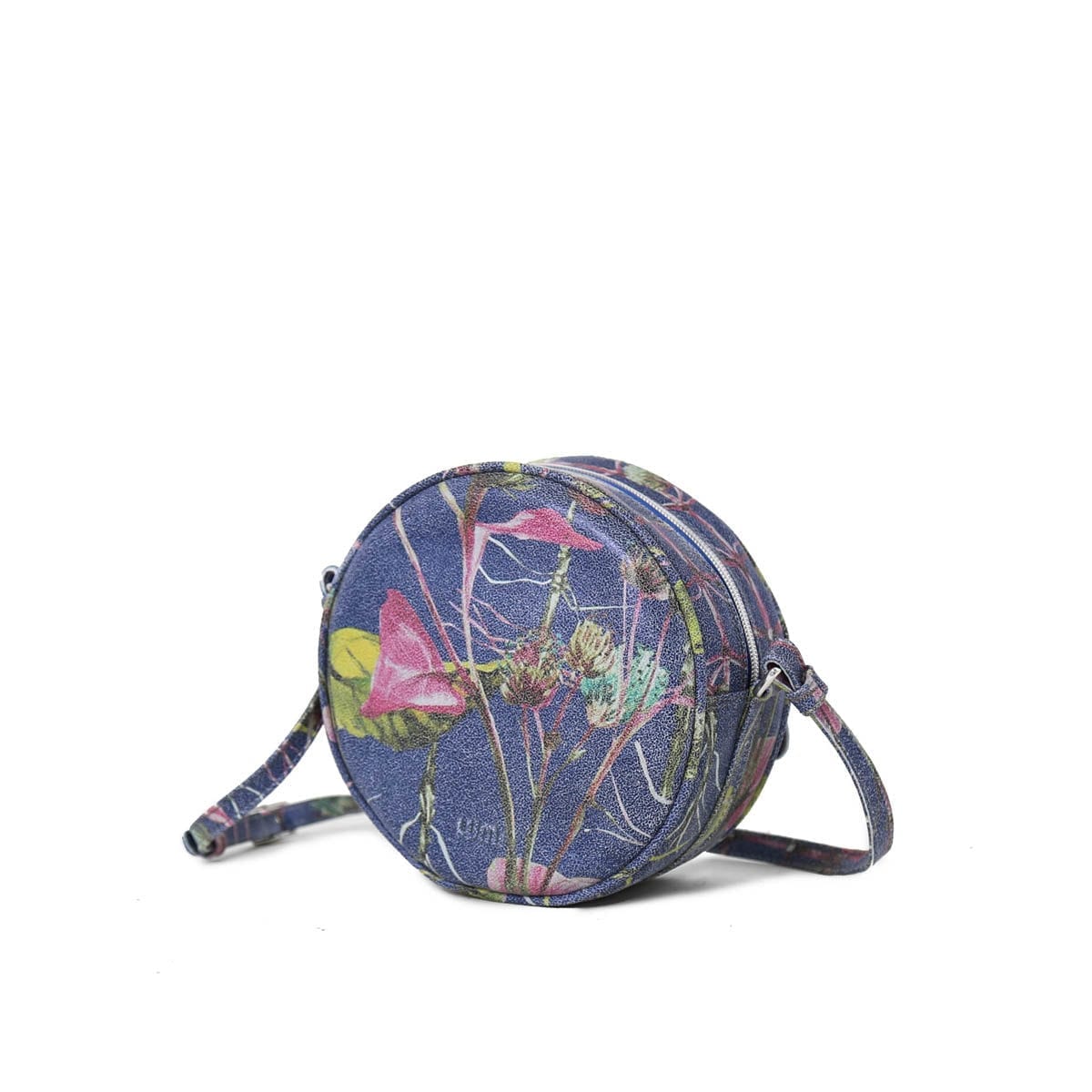 Lila Round Bag Floral print.
