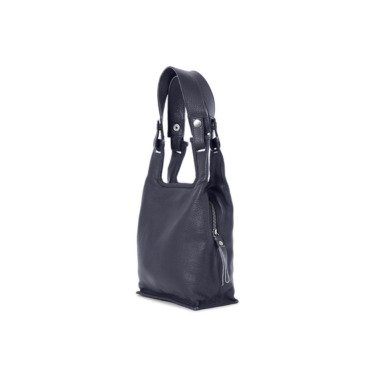 Supermarket Bag XS in navy blue.
