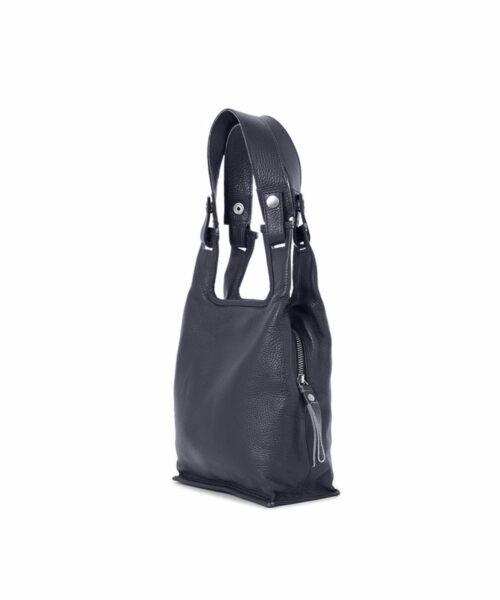 Supermarket Bag XS in navy blue.