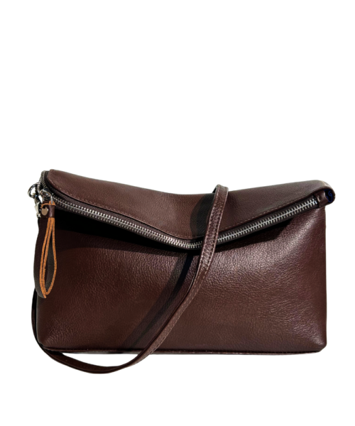 Stefanie Large Pouch Brown