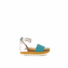 Birgitta Cork Sandal Turquoise Combo 37 (Outlet)