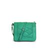 Elli Quilted Flap Crossbody Green