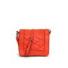 Elli Quilted Flap Crossbody Coral