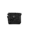 Elli Quilted Flap Crossbody Black