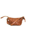 Elsi Woven Woven Mini Tote Cognac