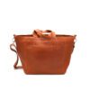 Livia Soft Medium Work Tote Cognac