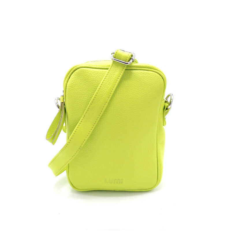 North-South Crossbody Lime Green
