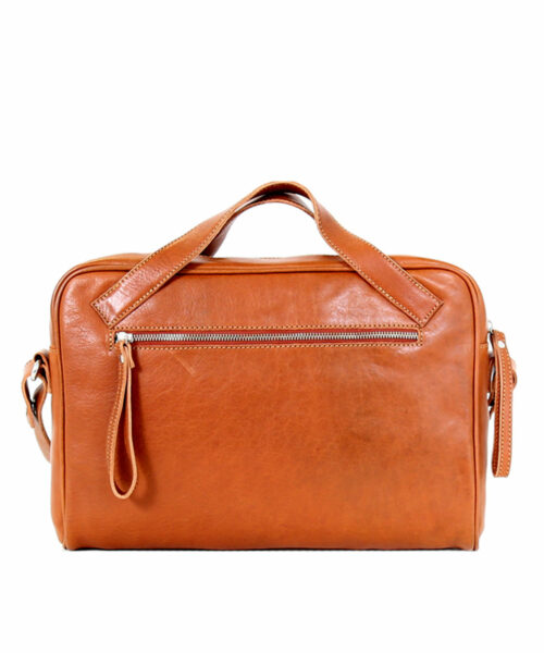 Alternative view of Hirku Large Laptop Bag Cognac