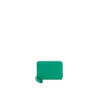 Ziparound Wallet Small Emerald Green