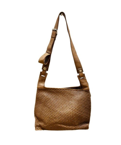 Supermarket Bag Medium Woven Brown (Outlet)