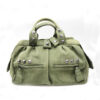 Suede Satchel Green (Outlet)