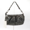 Pleated Python Clutch Grey (Outlet)