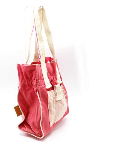 Alternative view of Cotton Paper Bag Small Fuchsia (Outlet)