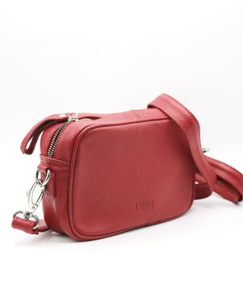 Alternative view of East-West Crossbody Cherry