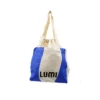 Canvas Drawstring Tote Small Blue
