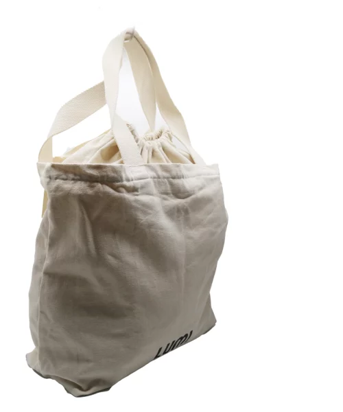 Alternative view of Canvas Drawstring Tote Large Natural