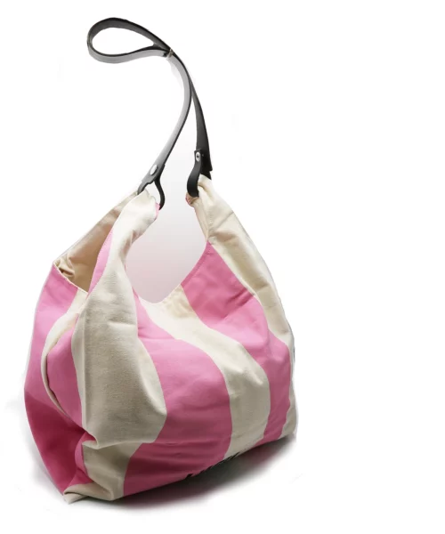 Alternative view of Canvas Supermarket Bag Large Pink