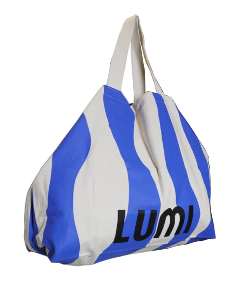 Alternative view of Oversized Canvas Tote Blue