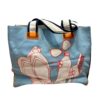 Printed Beach Tote Blue (Outlet)