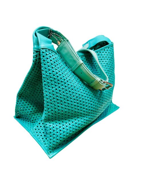 Alternative view of Supermarket Bag X-Large Woven Turquoise (Outlet)