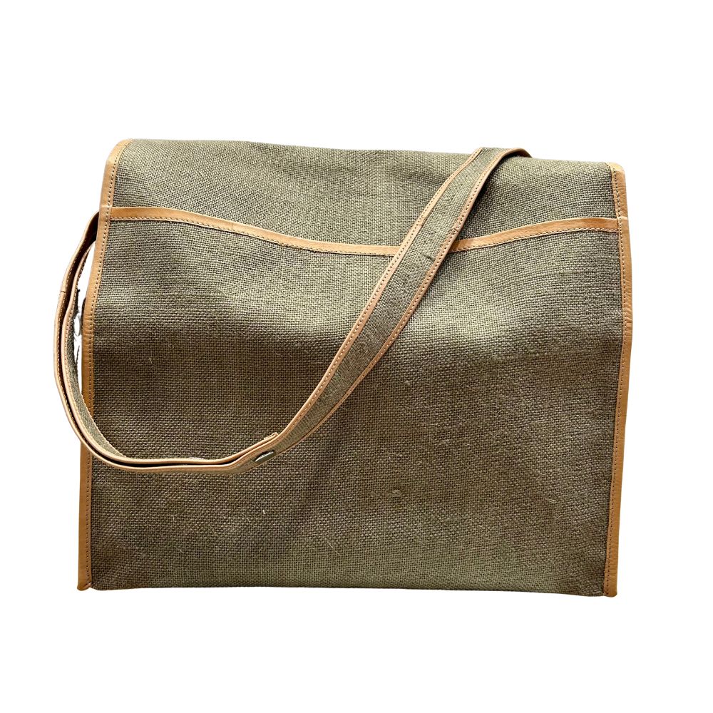 Jute Bag Olive Green (Outlet) - Image 3