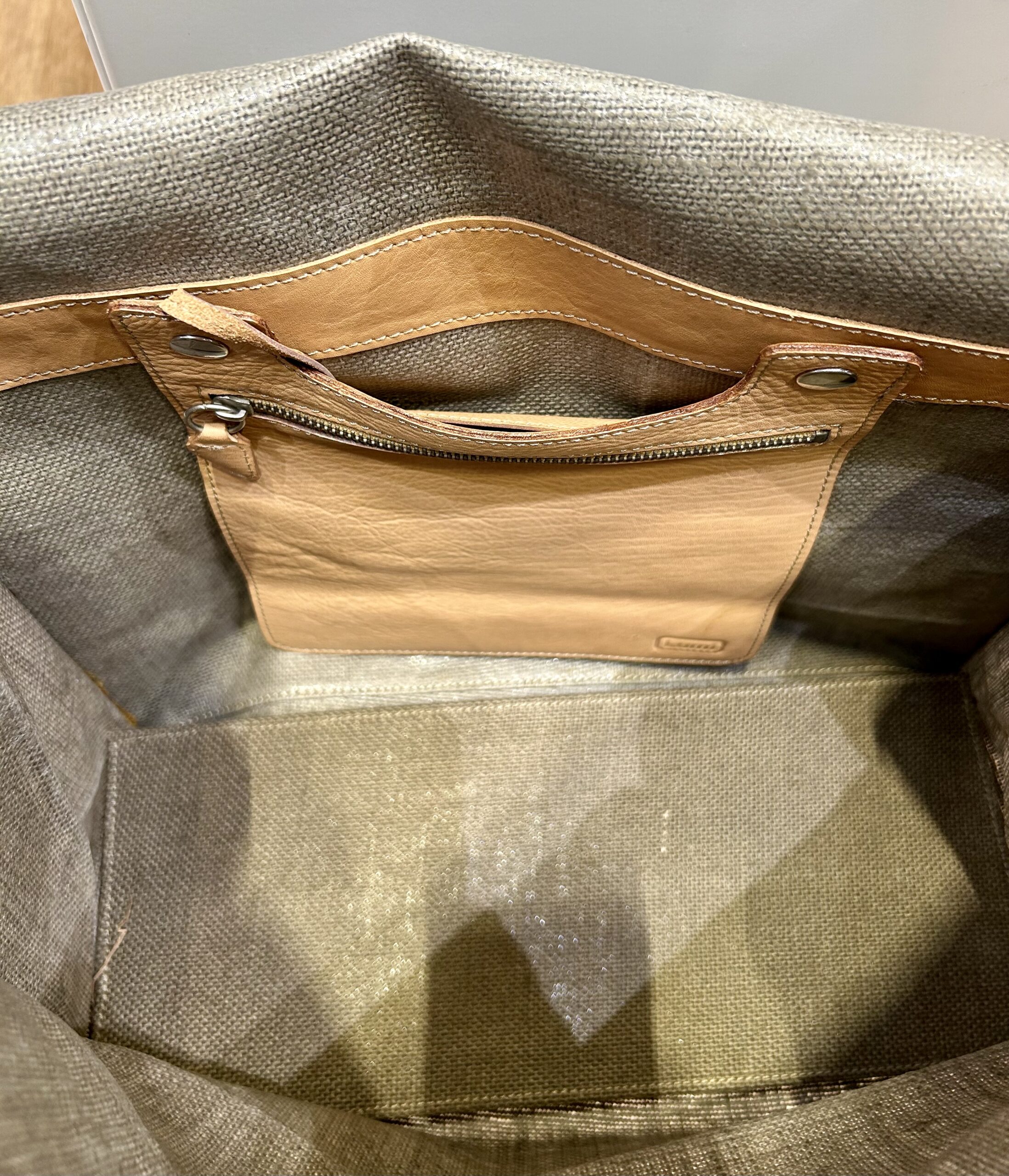 Jute Bag Olive Green (Outlet) - Image 4