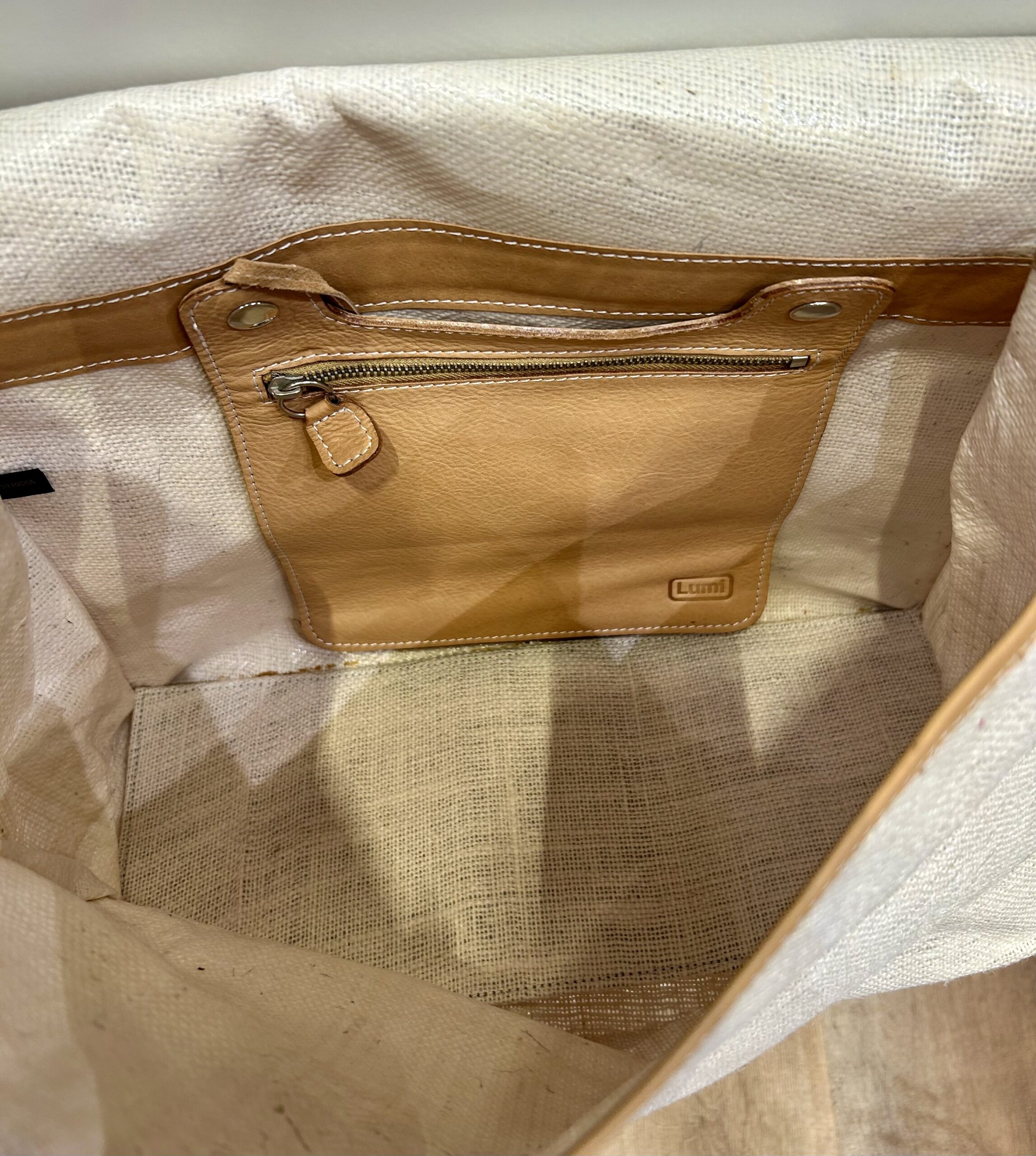 Jute Bag White (Outlet) - Image 4
